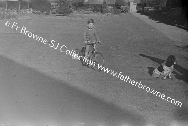 JOHN MALLICK PLAYING WITH HIS COUSINS O'NEILL & MRS O'NEILL AT MALLICKS ON CURRAGH